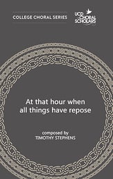 At That Hour When All Things Have Repose SATB choral sheet music cover
